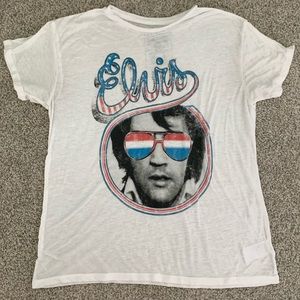 Elvis Presley white t-shirt